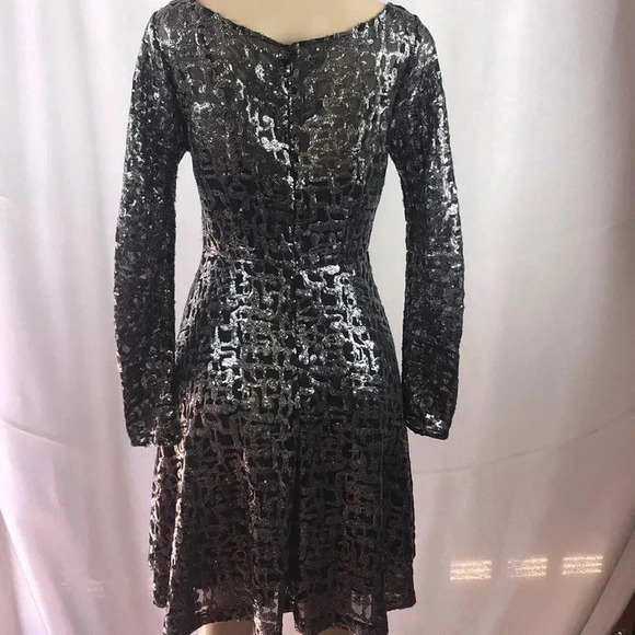 Plenty Dress by Tracy Reese Black/Silver Size 2 New With Tags - Picture 7 of 7